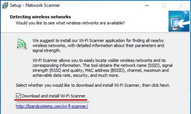 Windows 7 local network scanner